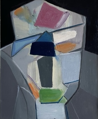Frank Gallacher
Abstracted Head
Oil of canvas  30 x 25 cms
£450