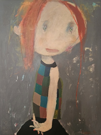Strawberry
acrylic on canvas  85 x 60 cm
£1100