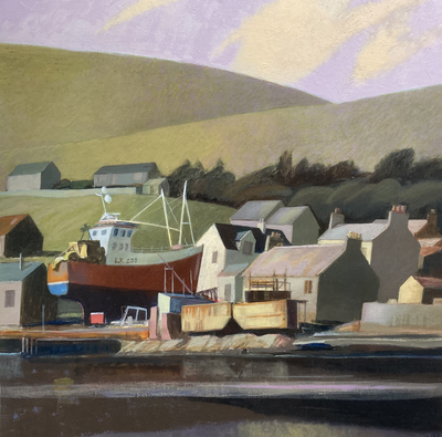 Scalloway, Shetland
Oil on panel  46 x 46 cms
£2500