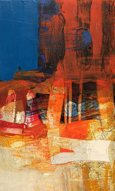 Christopher Wood RSW
Between Tides
acrylic and collage on panel 76 x 46 cm
£2800
