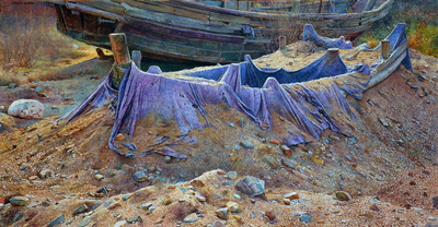 Angus Mcewan
Shroud of Qingdao
Watercolour  55 x 104 cms
£4550
SOLD