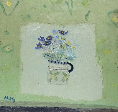 Mixed Flowers
oil on board  38 x 40 cms
£2000