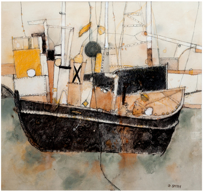 David Smith RSW
Working Boats at Crinan
Signed Giclee Print on Fabriano handmade paper 50 x 50 cms
£180