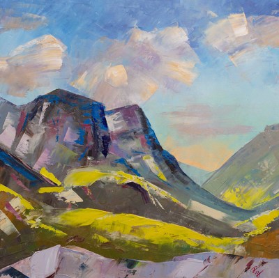 Glen Coe
oil on canvas  50 x 50 cm
£1350