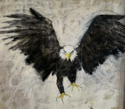 Joyce Gunn Cairns
Bald Eagle
oil on board 57 x 60 cm
£850