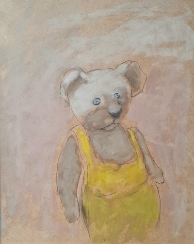A Bear However Hard He Tries
oil on board 30 x 25 cms
SOLD