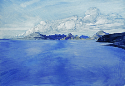 Elgol, Isle of Skye
oil on board 	81 x 120 cms
£4000  