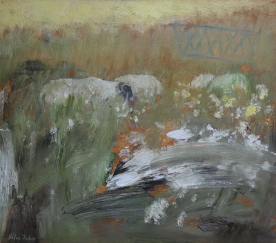Sheep Amongst the Thistles
Oil on board  47 x 55 cms
£1650