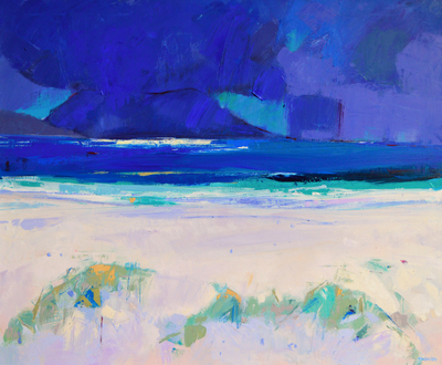 Marion Thomson
Passing Storm, Luskentyre, Harris
oil on canvas  70 x 85 cms
£2200