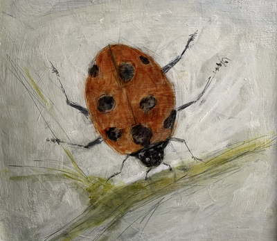 Ladybug
oil on board 31 x 33 cm
SOLD