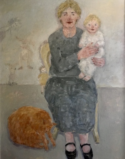 Joyce Gunn Cairns
The Widow
Oil  120 x 90 cms
£1750
