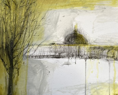 Jane Askey
Rain and Mist, Glasgow Glasshouses
mixed media  30 x 34 cm
£325