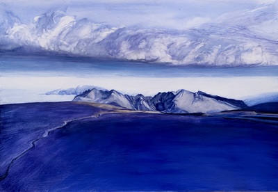 Black Cuillins, Isle of Skye
oil on board 	81 x 120 cms
£4000  