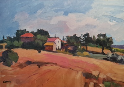 Farmhouse in Ancona, Italy
oil on board 30 x 40 cm
£650