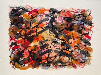 Frank Gallacher
Fragmentation 2
watercolour  32 x 26 cm  
£400