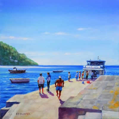 Ed Hunter
Positano Ferry to Capri
oil on canvas 30 x 30 cm
£600