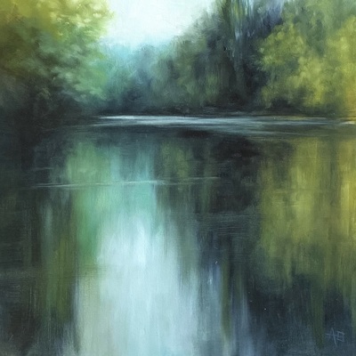 Al Bell
Still Thinking of You
oil on canvas panel 40 x 40 cm		
£450