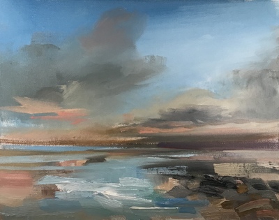 Rosanne Barr
Meandering Tidal River
Oil on canvas  20 x 25 cms
£450
