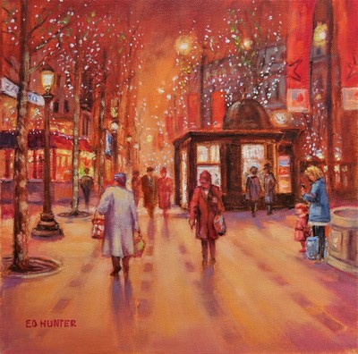 Ed Hunter
Christmas, Champs - Elysees
oil on canvas 30 x 30 cm
£620