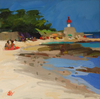 La Plage De Langoz
Oil on canvas  30 x 30 cms
SOLD