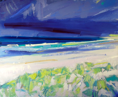 Marion Thomson
Atlantic Shoreline, North Uist
oil on canvas  70 x 86 cms
£2200