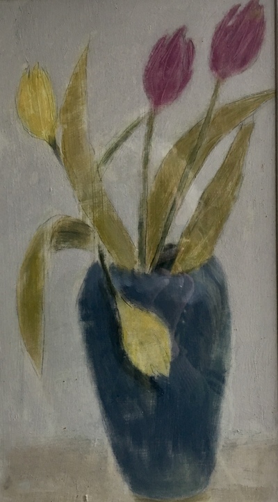 Joyce Gunn Cairns
Vase of Tulips
Oil  41 x 25 cms
£325