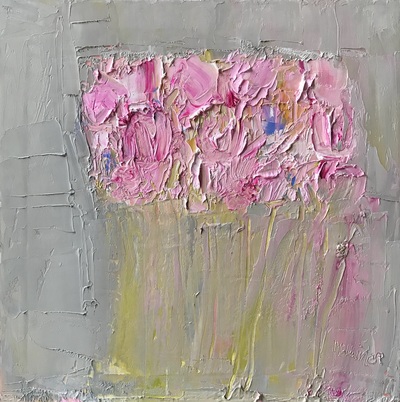 Peonies and Wild Bluebells  
Oil on linen 40 x 40 cms
SOLD