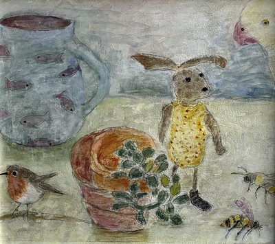 Joyce Gunn Cairns
Al Creatures Great and Small
oil on board 49 x 53 cm
£850