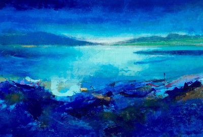 Nicole Stevenson
The End of Another Beautiful Day, Harris
oil  26 x 38 cms
SOLD