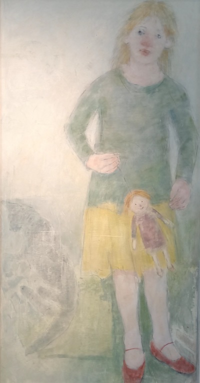 Joyce Gunn Cairns
Girl with Puppet
Oil on board 102 x 56 cms
£950