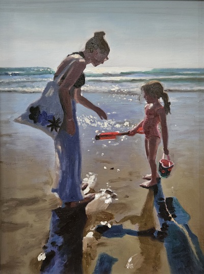 Amber Carter
Mother and Daughter
oil on board 36 x 28 cm
£550