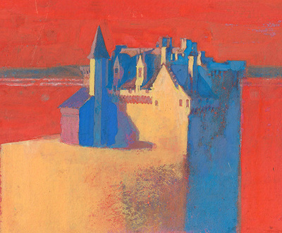 Michael Durning
Chateau Montsoreau
Gouache and conte  18 x 21 cms
£800