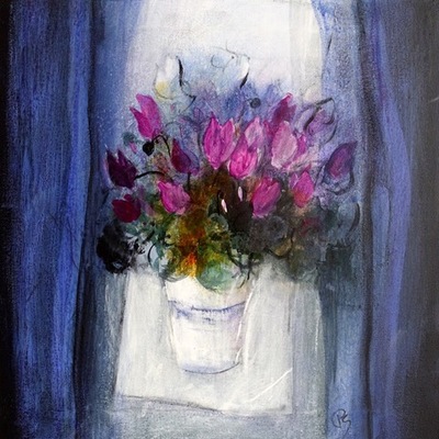 Patricia Sadler
Cyclamen at the Window
Acrylic on canvas
40 x 40 cms
SOLD