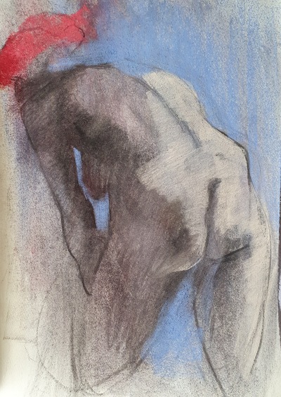 Erinclare Scrutton
Figure 2
charcoal and pastel 45 x 30 cm
£295(unframed)