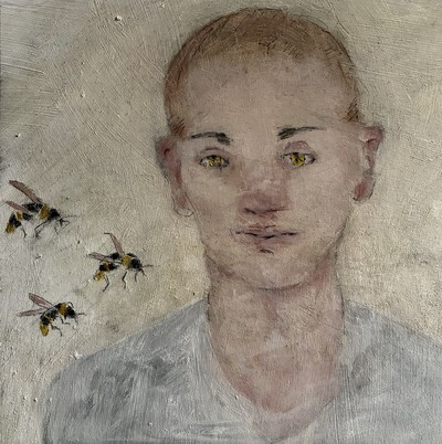 Joyce Gunn Cairns
Bee Kind
oil on board 30 x 30 cm
£650