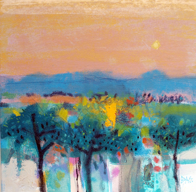 Francis Boag
Olive Trees, Istan
Acrylic on canvas  30 x 30 cms
£1400