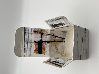 Georgia Wolfson
Writer
mixed media collage box 12 x 6 x 6 cm	
£125
SOLD