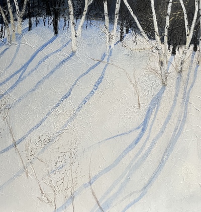 Sunshine on Snow
mixed media  30 x 30 cm
£700