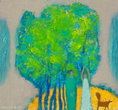 The Little Wood
Helen Tabor
oil on board 30 x 36 cm 
£950