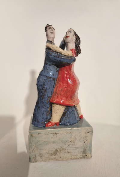 Ludmilla Kosmina
It Takes Two
Handpainted ceramic sculpture h28cm
£350