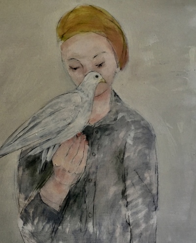 Joyce Gunn Cairns
Girl With Dove
Oil  55 x 46 cms
£550
SOLD