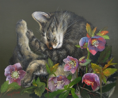 Asleep Under the Hellebores
oil on gesso board 25 x 30 cm
£595
SOLD