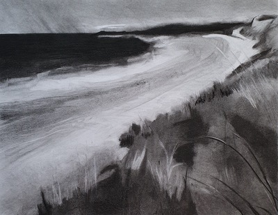 Edge of the World - South Uist
charcoal on paper  58 x 68 cm
£380
SOLD