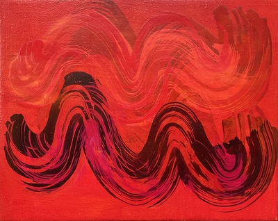 Rowena Comrie
Red Wave
oil on Linen 20 x 25 cm
£650