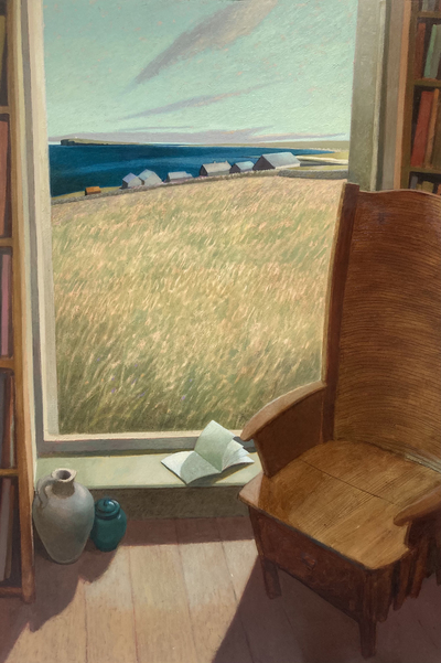 Bookseller of Birsay
Oil on panel  90 x 61 cms
£4750