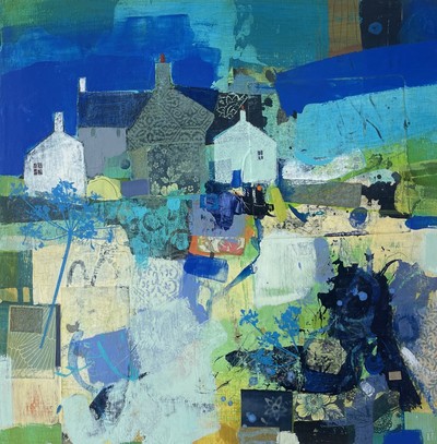 Winter Grasses, North Uist
mixed media and collage on board 30 x 30 cm
£720