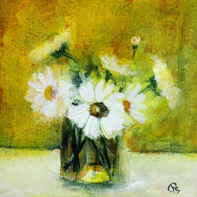 A Ray of Sunshine
acrylic on canvas panel  15 x 15 cms
£325
SOLD