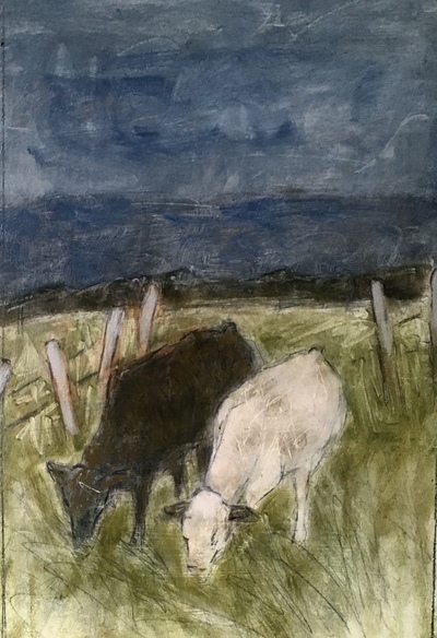 Joyce Gunn Cairns
Coos on Iona
oil 26 x 18 cms
SOLD