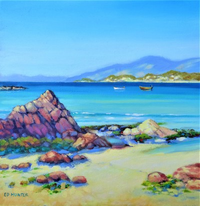 Ed Hunter
Shore, Iona
oil on canvas 30 x 30 cm
£600