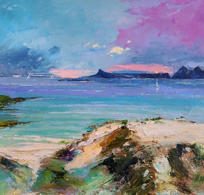 Angus Clark
Eigg Sunset
oil on canvas 60 x 60 cm
£1100